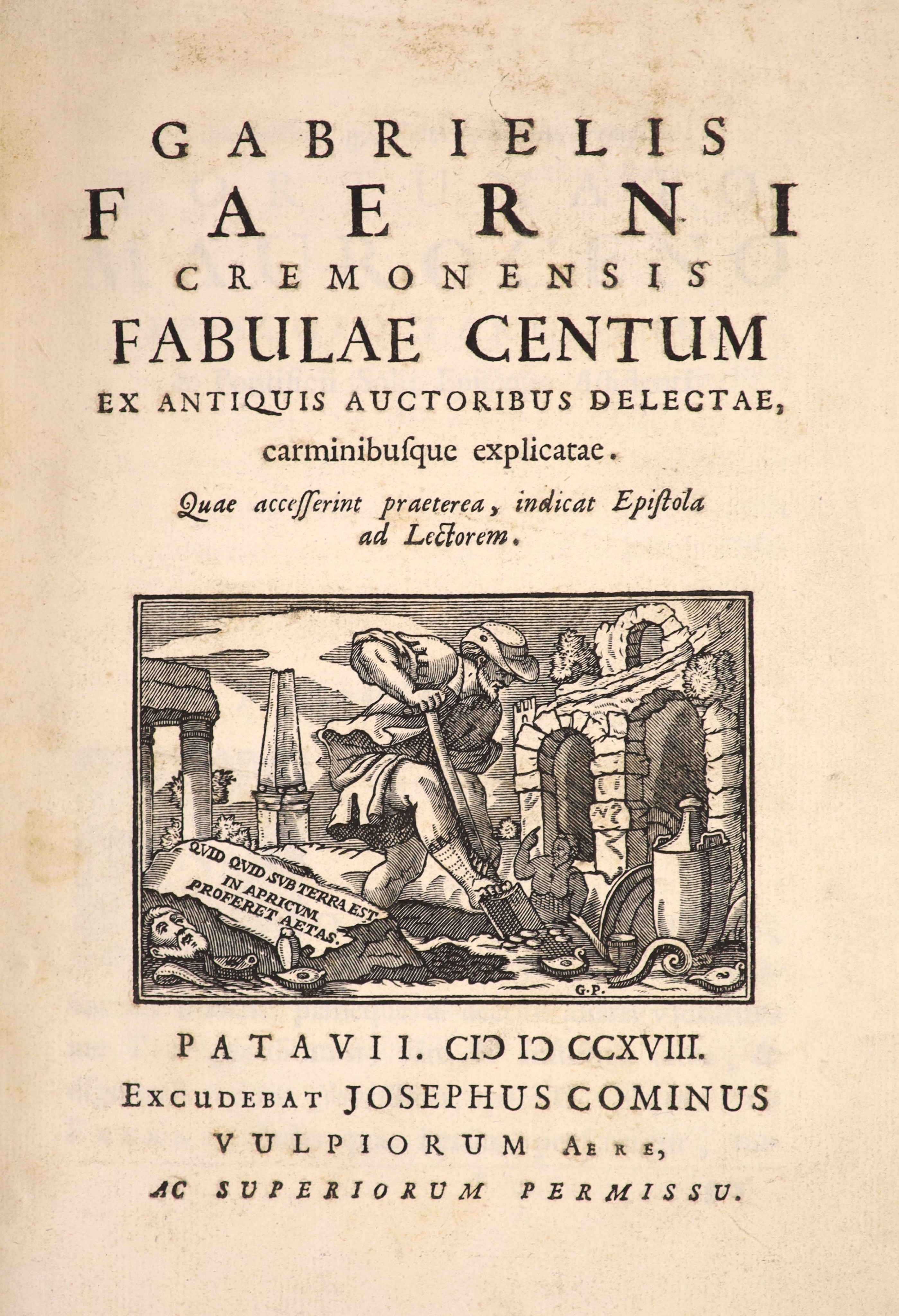Faerni, Gabriel. Cremonensis Fabulae Centum ...